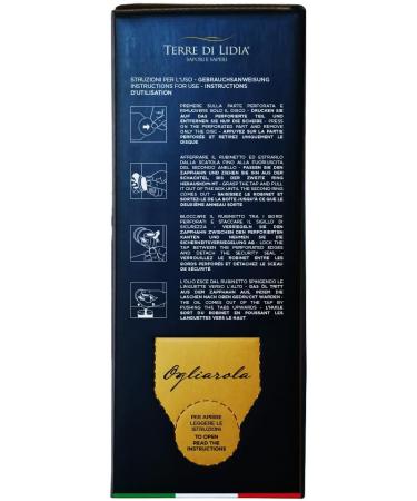 Terre Di Lidia - 1 x of 3 Liters - Extra virgin olive oil - Mor - Bag in Box 3 L - 100% Italian product - Cultivar Ogliarola Campaign 2023/2024 - Buy Online on GoSupps.com