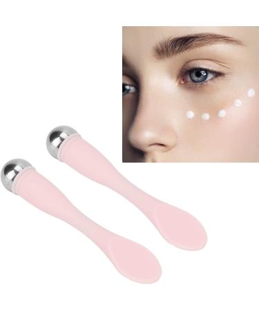 Eye Massage 2pcs Eye Roller Stainless Steel Silicone Face Massager for Facials and Eye Massage - Buy Online on GoSupps.com