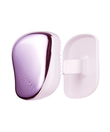 Tangle Teezer | The Compact Styler Detangling Hairbrush Wet & Dry Hair | Perfect Traveling & On The Go | Lilac Gleam Purple