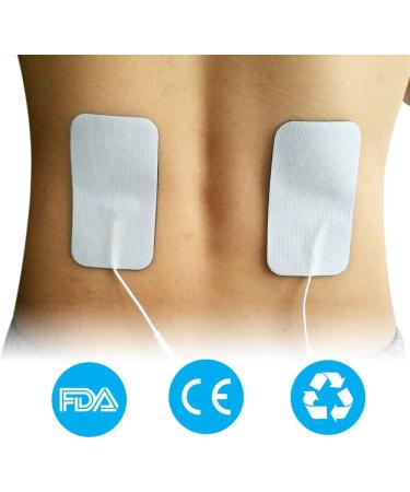 Replacement Electrode Pads for AUVON & TENS 7000 Unit - 12 Combo Pack 2X2 and 2X4 Self-Adhesive Pads for Lower Back Pain Relief - Latex-Free - Buy Online on GoSupps.com