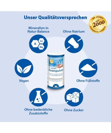 Dr. Jacobs Citrate Base Powder - High Potassium Calcium Magnesium Zinc & Vitamin D for Diets - 300g Original Formula - Buy Online on GoSupps.com