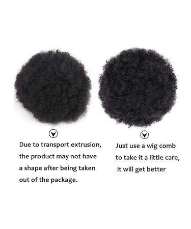 Afro Puff with Drawstring - 8 Black Hair Piece | Shop Internationally - Buy Online on GoSupps.com