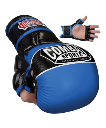 Combat Sports Max Strike MMA Training Gloves Large Blue