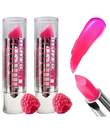 G n rique 2 pH-Reactive Magic Lipstick Sticks Assorted and Personalized Colors to Fit Your Lips Pink