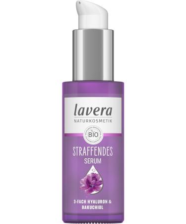 lavera Firming Serum - anti-aging - Natural cosmetics - Organic plant ingredients - Bakuchiol & Hyaluronic acid - Vegan - Reduces wrinkles - 30 ml - Buy Online on GoSupps.com
