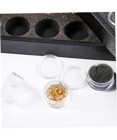 SOESFOUFU Box Nail Art Display Box Nail Polish Holder Nails Rhinestones Nail Rhinestone Nails Accessories Beads Storage Organizer Earring Organizer Jewels for Nails Manicure Decorate Pvc - Buy Online on GoSupps.com