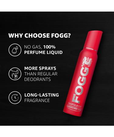 Fogg Napoleon Body Spray for Men - 150ml | Long-Lasting Fragrance | International Shipping Available - Buy Online on GoSupps.com