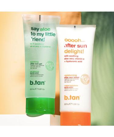 b.tan SPF 7 Tanning Oil Sprays & Aloe Vera Kit | 3 Pack Suncare Bundle - 2 Dark Dry Spray Tanner Browning Oil with 1 Pack Face & Body Cooling Aloe Gel - Buy Online on GoSupps.com