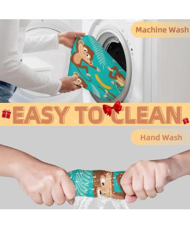 Monkey Banana Leaves Beard Bib Apron - Non-Stick Waterproof Hair Catcher for Men | Perfect Grooming Gift with 2 Suction Cups - Buy Online on GoSupps.com