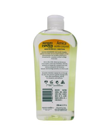Instituto Espa ol Arnica Oil - 8.5 Fl Oz Body Oil with Fresh Fragrance | International Shipping - Buy Online on GoSupps.com