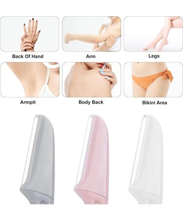 6-Piece Eyebrow Razor Set Foldable Trimmers for Face & Body | Green White Pink | Ideal for Women - Buy Online on GoSupps.com