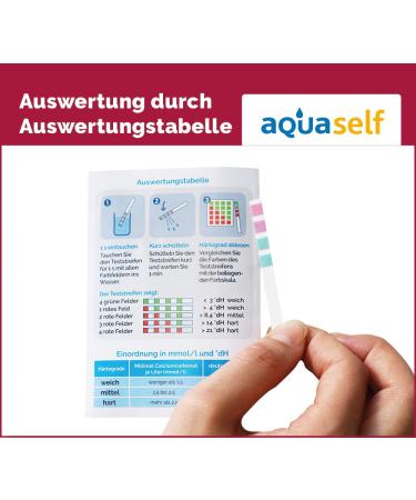Determine Water Hardness Test Strips ( DH) - 15 Individually Packaged - Made in Germany - Fast & Accurate Results for Soft Medium Hard Water - Buy Online on GoSupps.com