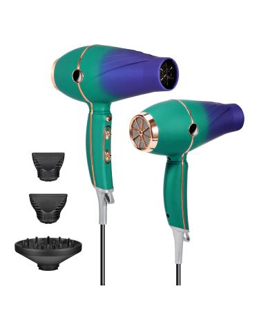 Professional Ionic Hair Dryer with Diffuser 1800W Black Corded Electric