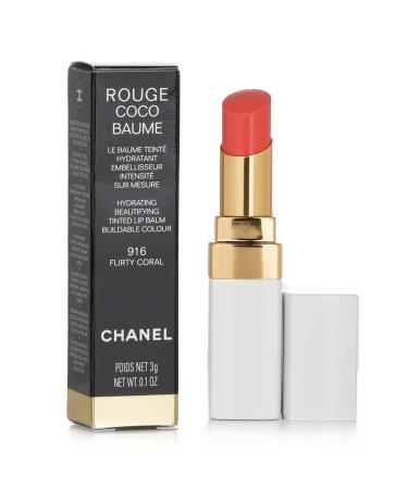CHANEL Rouge Coco Baume No.916 Flirty Coral - Hydrating Tinted Lip Balm 3g | International Shipping - Buy Online on GoSupps.com