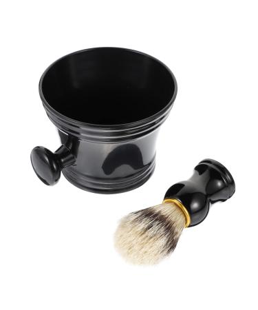 2st shaving soap cup brush Care tools for men razor brush brush holder soap shell mug men shaving brush beard razor set shaving man shaving ABS bowl set