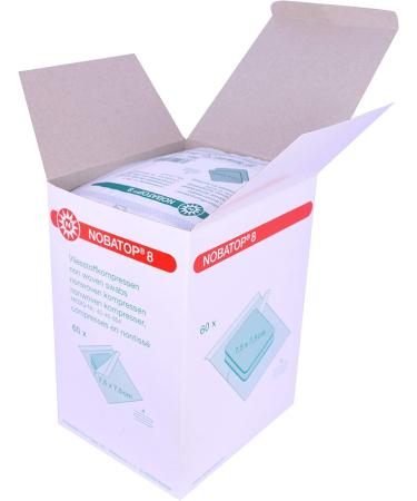 Buy Nobatop 8 Sterile Compresses (7.5 x 7.5 cm) - 50 Packs of 2 | International Shipping - Buy Online on GoSupps.com