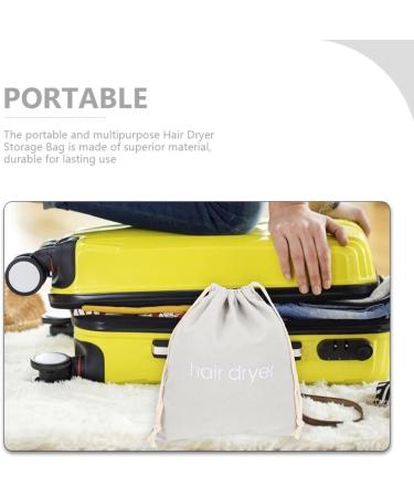 Healeved 6 Pcs Hair Dryer Storage Bag Travel Hair Dryer Bags Hair Dryer Holder Drawstring Travel Bag Fabric - Buy Online on GoSupps.com