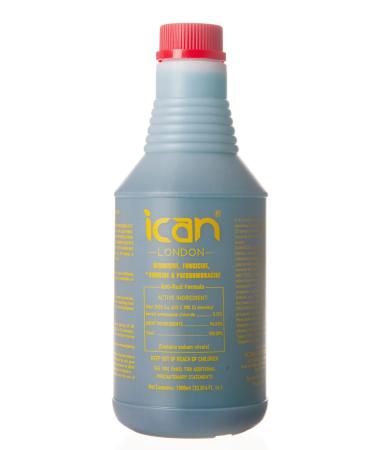 ican London Disinfectant Solution for Salon Barbicide Jars Medical Athletics-Girmicide solution 1000ml (1 litre) 1 l (Pack of 1)
