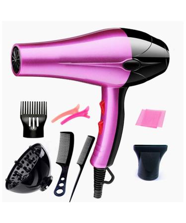Professional Hair Dryer with Diffuser 2000W Quiet Travel Hair Dryer 2 Speeds and 3 Temperatures