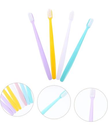 Frcolor Nano Toothbrush Set - 4 Soft Toothbrushes for Optimal Oral Hygiene & Gum Care - Slipproof Travel Bags Included - Buy Online on GoSupps.com