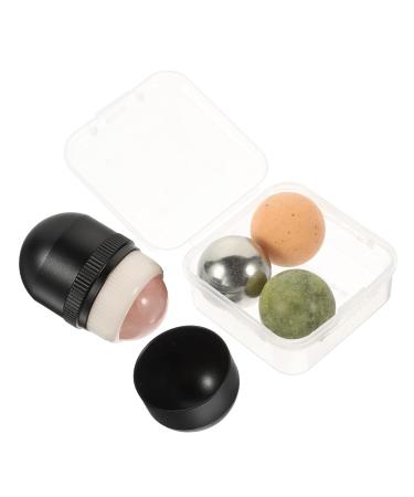 Balacoo Volcanic Stone Jade Eye Roller - 2 Sets Face Massagers for Tightening & Beauty | Enhance Your Skincare Routine - Buy Online on GoSupps.com