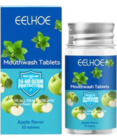 Mundwater Tabs - Fresh Breath & Sustainable Mouthwash with Green Apple Flavor | Easy to Use International Shipping - Buy Online on GoSupps.com