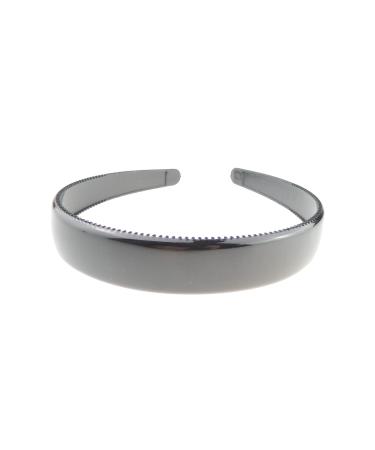GIRLS SMALL HEAD LADIES School Uniform Birthday Party Hair Accessories Basic Plain Plastic Teeth Stencil Short Long Hair Headband Alice Band Hairband 2cm Black