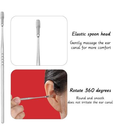 8 Pcs Ear Wax Removal Kit with Storage Box - Curved Tip Tweezer, Ear Pick, Earwax Removal Tool - Reusable Ear Curette Set for Children & Adults - Buy Online on GoSupps.com