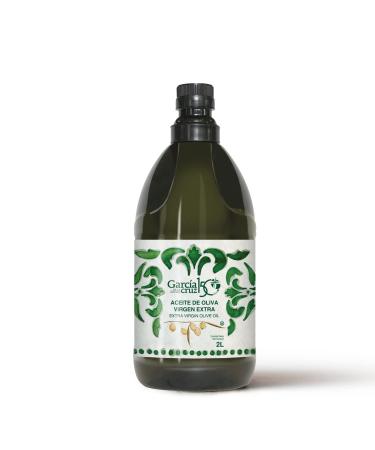 Garc a de la Cruz - Native olive oil extra cooking oil variety of olive origin Spain Montes de Toledo recyclter PET container carafe - 2L conventional 2 L (1 Pack) - Buy Online on GoSupps.com