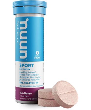 Nuun Bev Tube Tri Berry - Hydration Tablets | Boost Energy & Flavor | Buy Online Worldwide - Buy Online on GoSupps.com