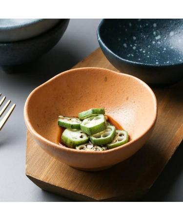 Fruit Bowl Snack Containers Soy Sauce Vintage Ceramic Appetizer Plate Bowl Mini Condiment Gate Soy Sauce Vegetable Vinegar Snack Salad (4.02 Inches) Breakfast Bowls (Color : C) (A) - Buy Online on GoSupps.com