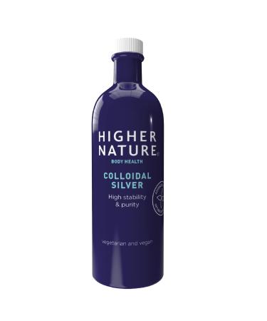 Higher Nature - Colloidal Silver - Antiseptic & Disinfectant - Purified Water - High-Grade Silver - Gluten Free - Vegetarian & Vegan - 200ml 200 ml (Pack of 1)