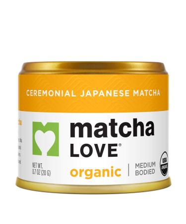 Matcha Love Ceremonial Green Tea Organic 0.7 Ounce Canister (Pack of 1) Green Tea Powder