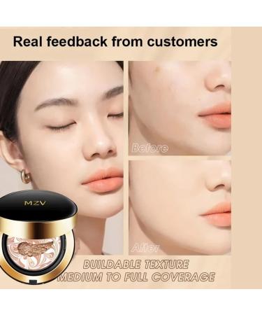 HABOHUSE MZV Air Cushion BB Cream Waterproof Foundation - Full Cover Oil Control Foundation for Natural Coverage (23) - Buy Online on GoSupps.com