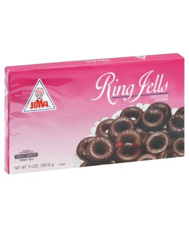 Joyva Chocolate Covered Raspberry Jelly Rings 9 Ounce 9 Ounce (Pack of 1)