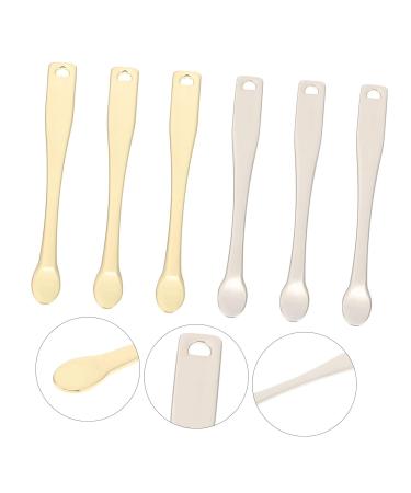 FRCOLOR 18 Pcs Electroplating Cream Spoon Set - Metal Eye Cream Applicator & Facial Mask Spatula - Zinc Alloy Makeup Tools for Skincare - Buy Online on GoSupps.com