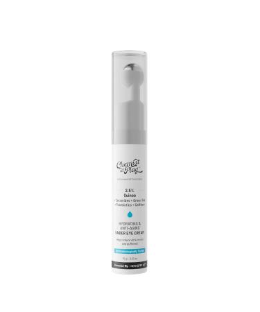 Revitalizing Under Eye Cream - Reduce Dark Circles & Puffiness | 100% Vegan | Plant-Based Ceramides & Cooling Roller - 15g - Buy Online on GoSupps.com
