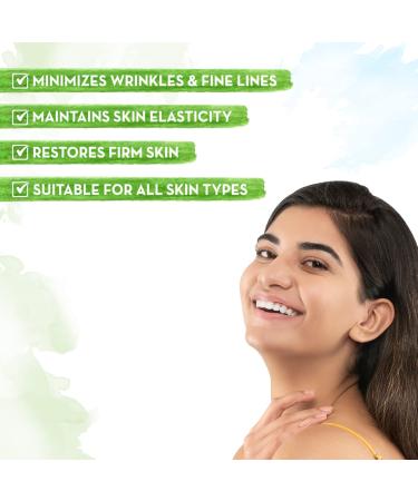 MAMAEARTH Bye Bye Wrinkles Face Cream | Green Tea & Collagen for Firm Youthful Skin | Reduces Wrinkles & Fine Lines | Enhances Elasticity | Lightweight & Fast-Absorbing | 1.06 Oz (30g) - Buy Online on GoSupps.com