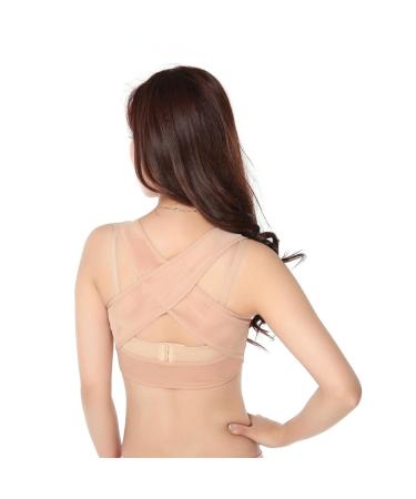 SUPVOX Back Posture Corrector Hunchback Relief Humpback Correction Bra Support for Woman - Size L 80-85CM