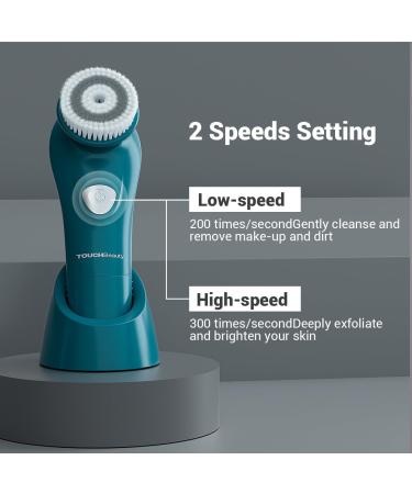 TOUCHBeauty Gesichtsb rste f r M nner Skin Scrubber mit fortschrittlichen 6 Grad oszillierenden Vibration Reinigungstechnologie TB-1487(Blau) Black - Buy Online on GoSupps.com