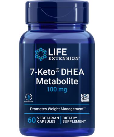 Life Extension 7-Keto DHEA Metabolite 100 mg 60 Vegetarian Capsules