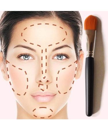 Glamza PHOERA Full Coverage Matte Foundation Concealer + Flat Face Brush (108 TAN) | Long Lasting, Brightening, Professional | UK Seller - Buy Online on GoSupps.com