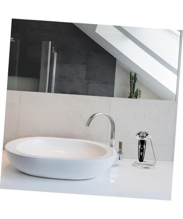 Beaupretty Razor Holder - Stainless Steel Safety Razor Stand & Organizer Tool - Perfect for Bathroom - 7x5.5x4.5cm Silver - Buy Online on GoSupps.com