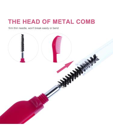 Minkissy 6PC Eyebrow & Eyelash Care Brush Set | Dual-Head Separator & Foldable Makeup Tools | International Shipping Available - Buy Online on GoSupps.com