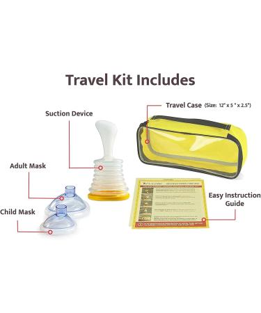 LifeVac Pink Travel Kit - Portable Choking Rescue Device for Kids and Adults - Buy Online on GoSupps.com