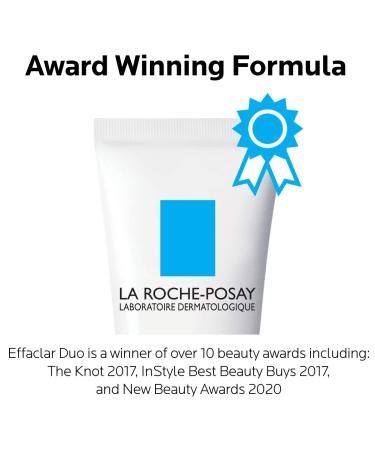 La Roche-Posay Effaclar Duo Acne Spot Treatment Cream with Benzoyl Peroxide - Blemish & Blackhead Treatment, Gentle & Effective for Sensitive Skin - Buy Online on GoSupps.com