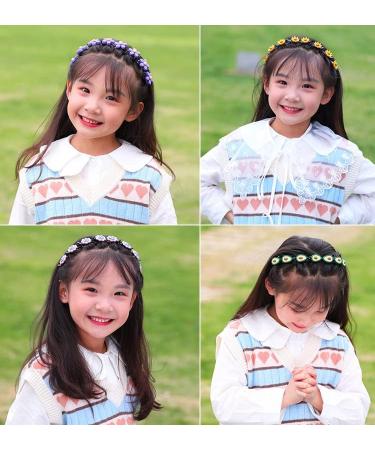 Guanyj Girls Hair Accessories Set - 5 Stylish Hair Ties with Clips for Parties Weddings & Festivals - Perfect for Every Young Princess - Buy Online on GoSupps.com