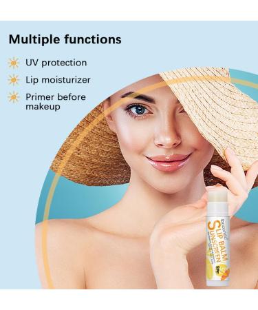 Spf Lip Balm Sunscreen Lip Balm Moisturizing Coconut Lip Balm Lip Balms Lip Care With Natural Oils For 24h Moisture Care Gifts For Teenage Girls 1PC (Coconut) - Buy Online on GoSupps.com