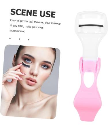 Didiseaon 1 Push Type Eyelash Curler Beauty Eyelash Curler Makeup Eyelash Curler Eyelashes Clip 8x4cm - Buy Online on GoSupps.com