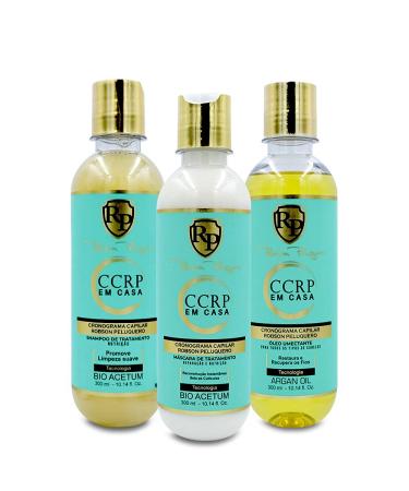 Ccrp Robson Peluquero 3x1 Home Treatment Hair Chronogram Moisturizing Oil Kit 3x300ml/10.14 fl.oz